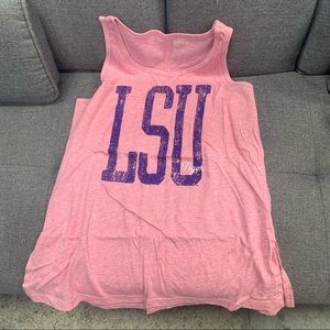 LSU Tigers Pink Tank Top